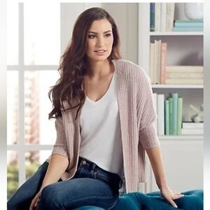 Barefoot Dreams Cozychic Lite sweater, as L/XL